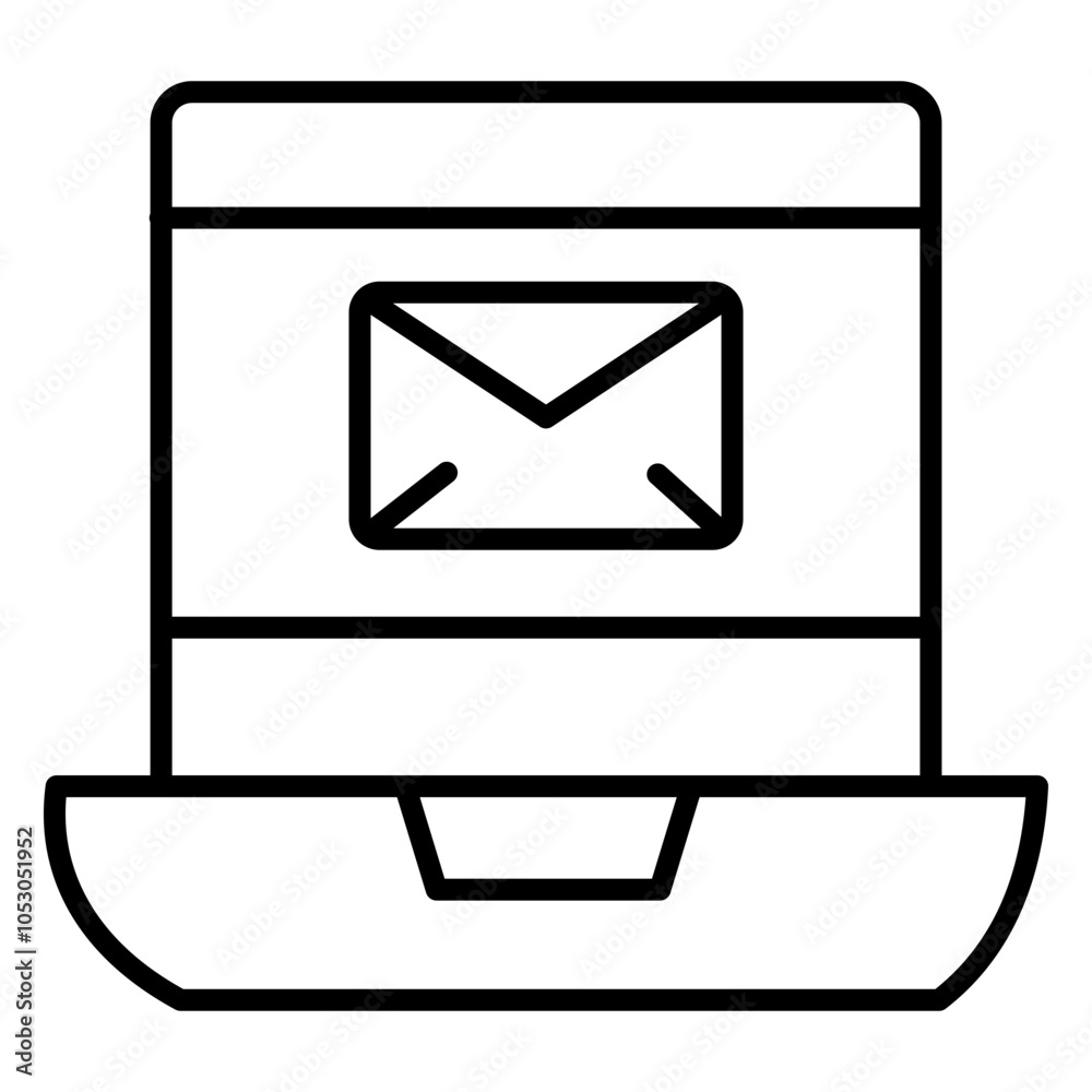 Outline icon of online message. This simple black and white graphic symbolizes communication, conversation, messaging, and social interaction. Outline icon of online message. This simple black and white graphic symbolizes communication, conversation, messaging, and social interaction.
