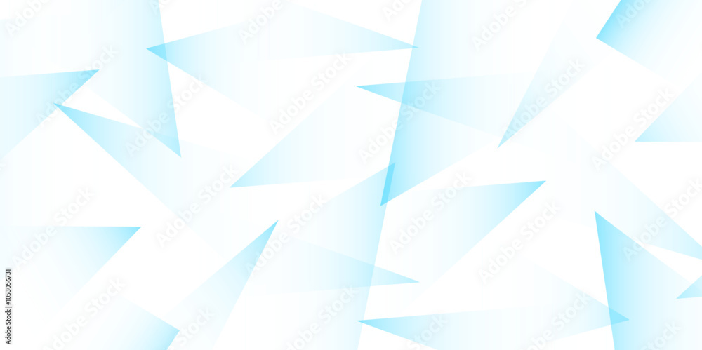 Abstract elegant background white and blue line texture. Abstract white and blue geometric overlapping triangle pattern abstract futuristic background design. data concept. vector illustration.