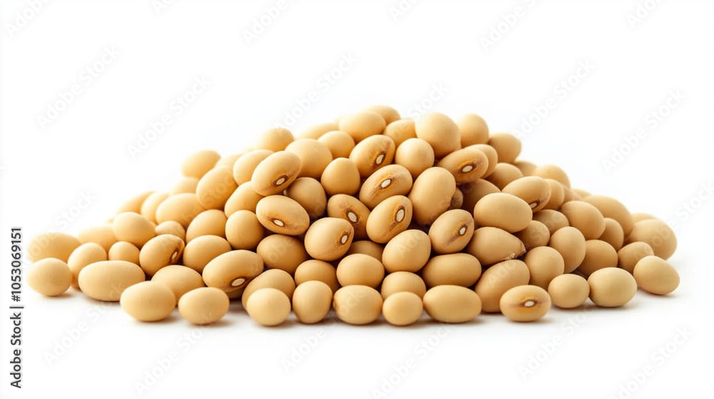 Natural Goodness Raw Beige Beans in Close-Up