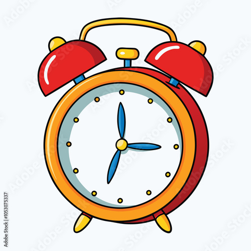 Alarm Clock vector illustration.