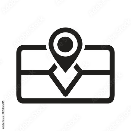 GPS navigation icon. Mobile phone icon