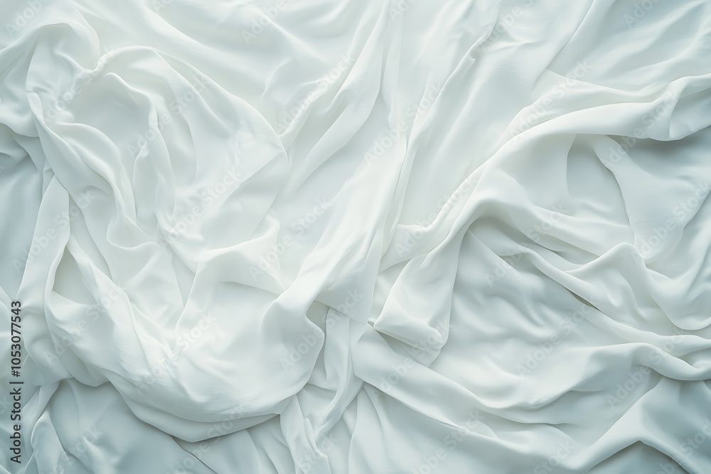 Obraz premium White Fabric Texture