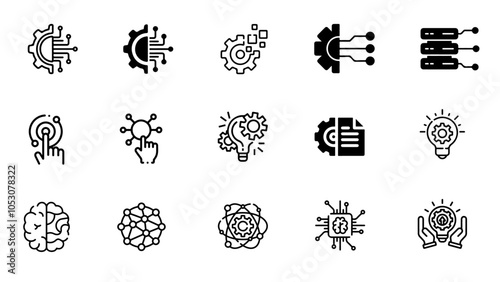 Technology icon design