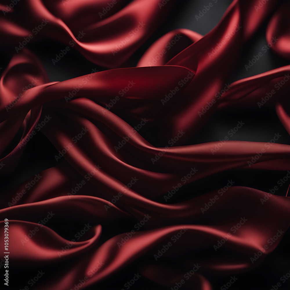 Obraz premium Red silk