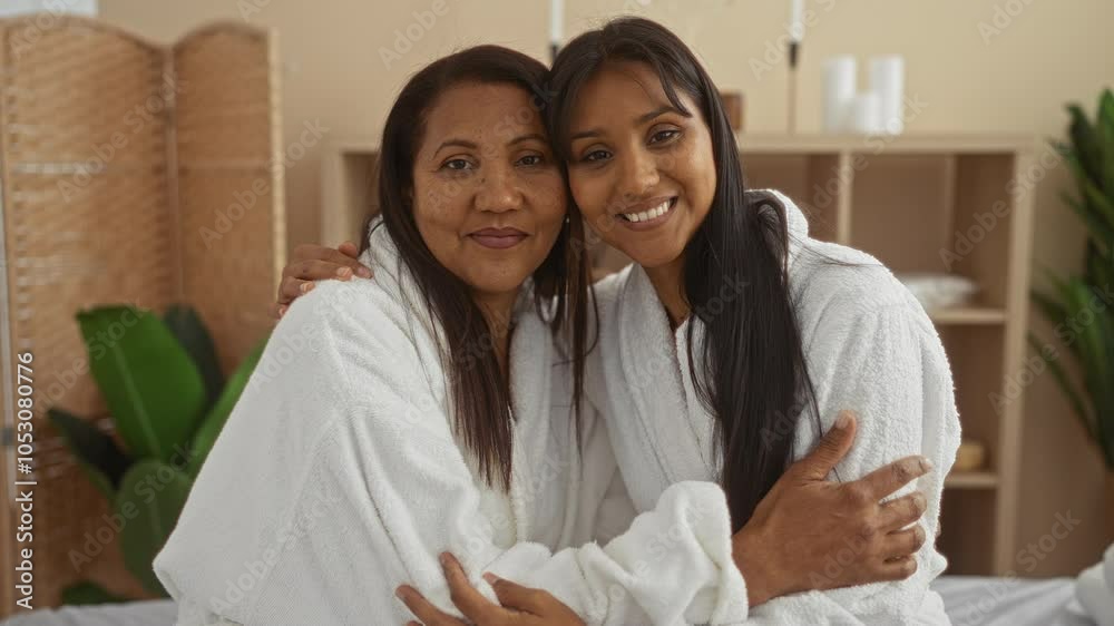 Woman, daughter, spa, smiling, love, family, friends, female, beauty, relaxing love, wellness Woman, daughter, spa, smiling, love, family, friends, female, beauty, relaxing love, wellness