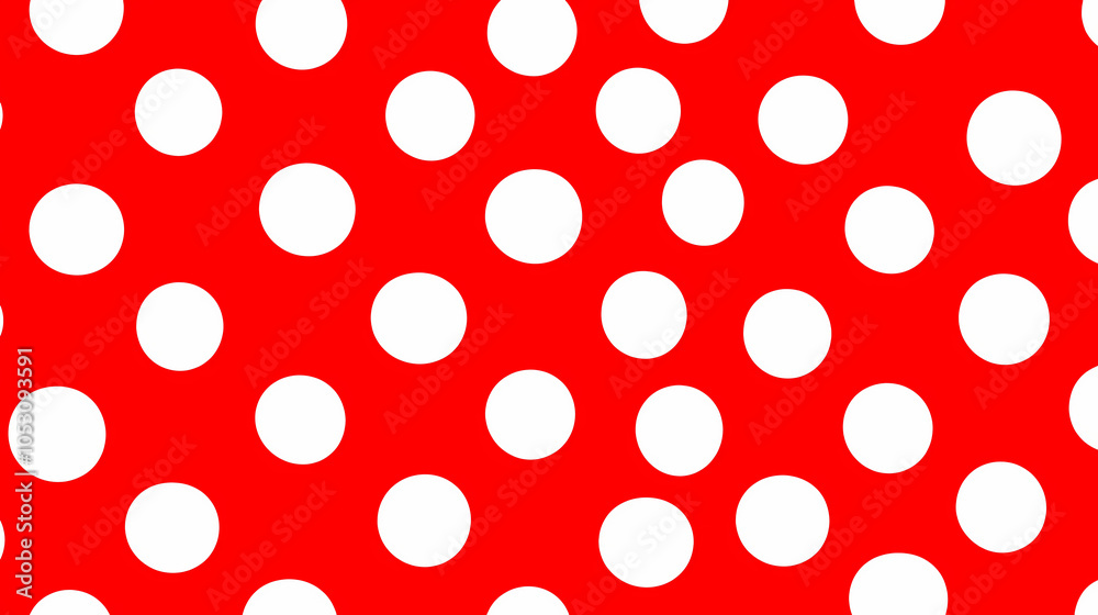 playful polka dot pattern in bright red and white, creating a cheerful and vibrant background for various design projects. Dotted Pattern. Illustration playful polka dot pattern in bright red and white, creating a cheerful and vibrant background for various design projects. Dotted Pattern. Illustration