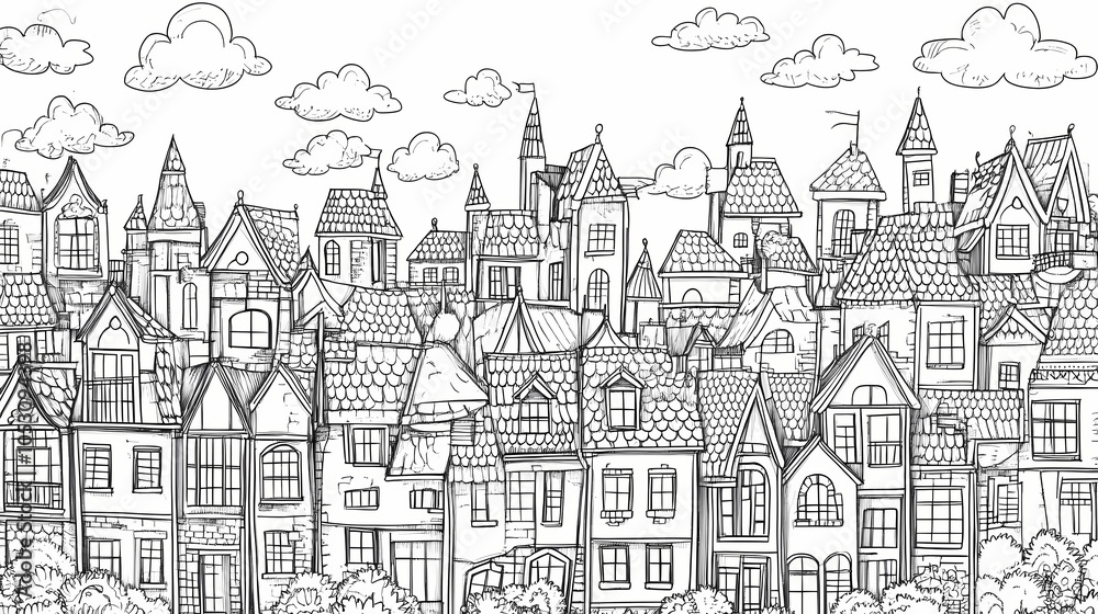 town sketch town sketch