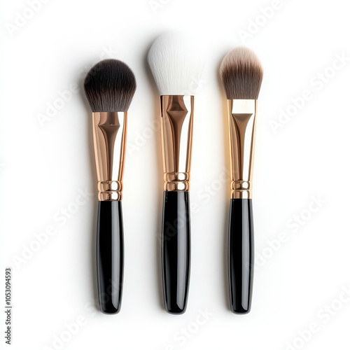 Three Makeup Brushes Set