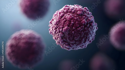 Pathogenic Staphylococcus Aureus Bacteria in Macro Detail on Soft Background