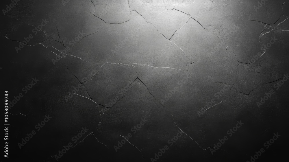 Black wall texture, abstract background with cracks and a grunge industrial design Black wall texture, abstract background with cracks and a grunge industrial design