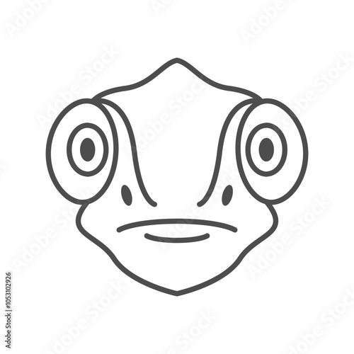 Chameleon logo icon design