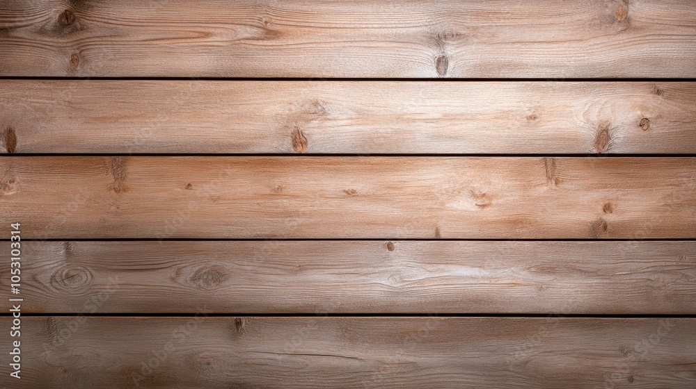 Fototapeta premium Closeup, earthy brown wood grain texture background with rustic charm 