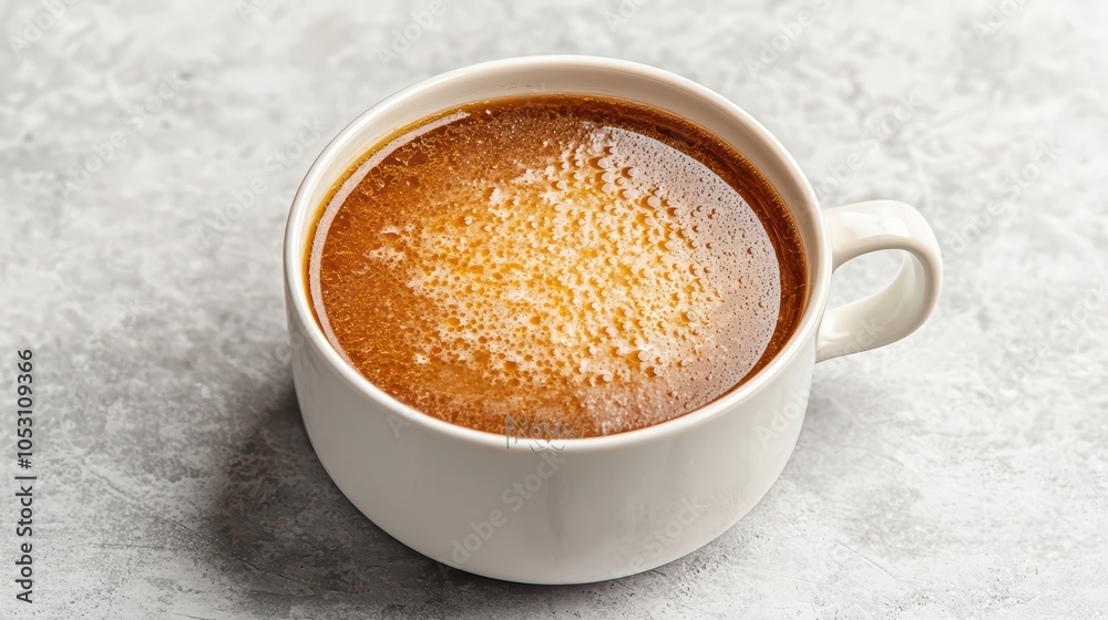 Hot coffee cup on a textured surface, inviting aromatic beverage ready to be enjoyed. Hot coffee cup on a textured surface, inviting aromatic beverage ready to be enjoyed.