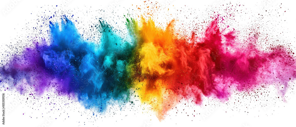 Fototapeta premium A vibrant rainbow of colors.