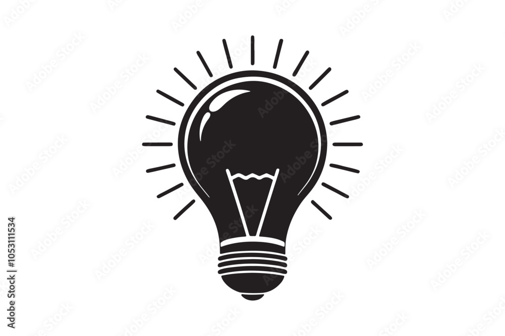 Light Bulb bundle silhouette vector illustration, Light Bulb bundle silhouette bundle Light Bulb bundle silhouette vector illustration, Light Bulb bundle silhouette bundle