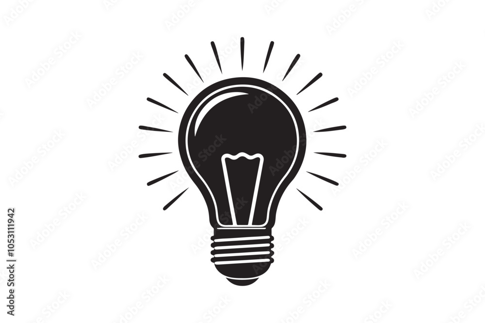 Light Bulb bundle silhouette vector illustration, Light Bulb bundle silhouette bundle Light Bulb bundle silhouette vector illustration, Light Bulb bundle silhouette bundle