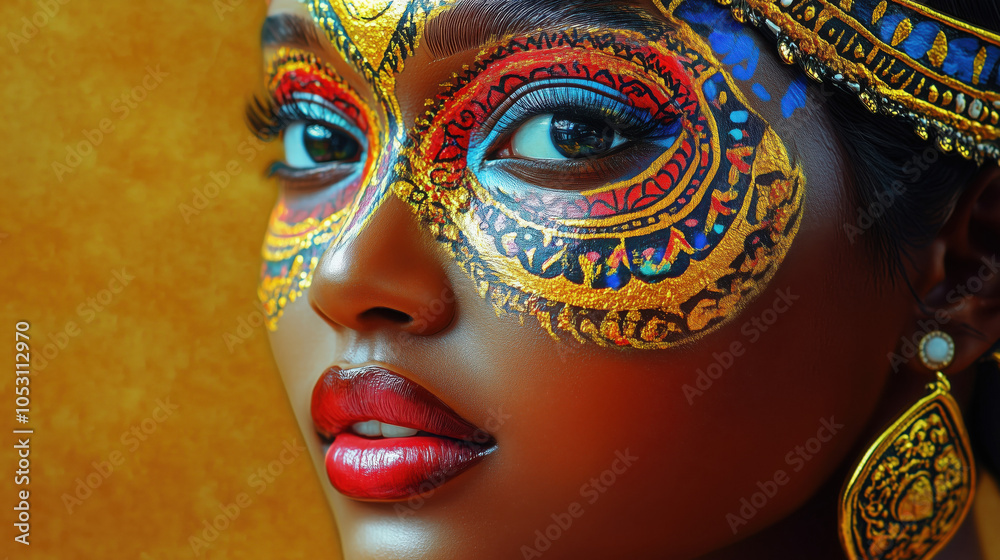 Ethnic, diversity, face paint, cultural, D&I, cult, mysterious, tradition, belief, heritage Ethnic, diversity, face paint, cultural, D&I, cult, mysterious, tradition, belief, heritage