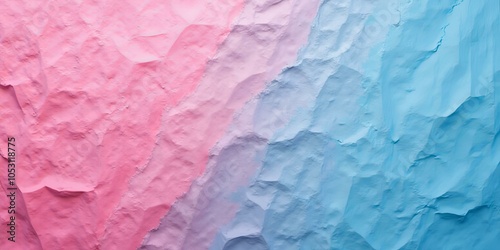 Wallpaper Mural Paper Textured in Bright Pink to French Blue Capturing a Textured Ice Wall with Distinct Pink and Blue Sections Torontodigital.ca