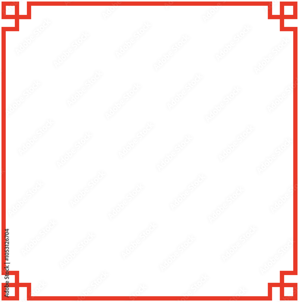 Obraz premium Chinese New Year Frame Decoration 