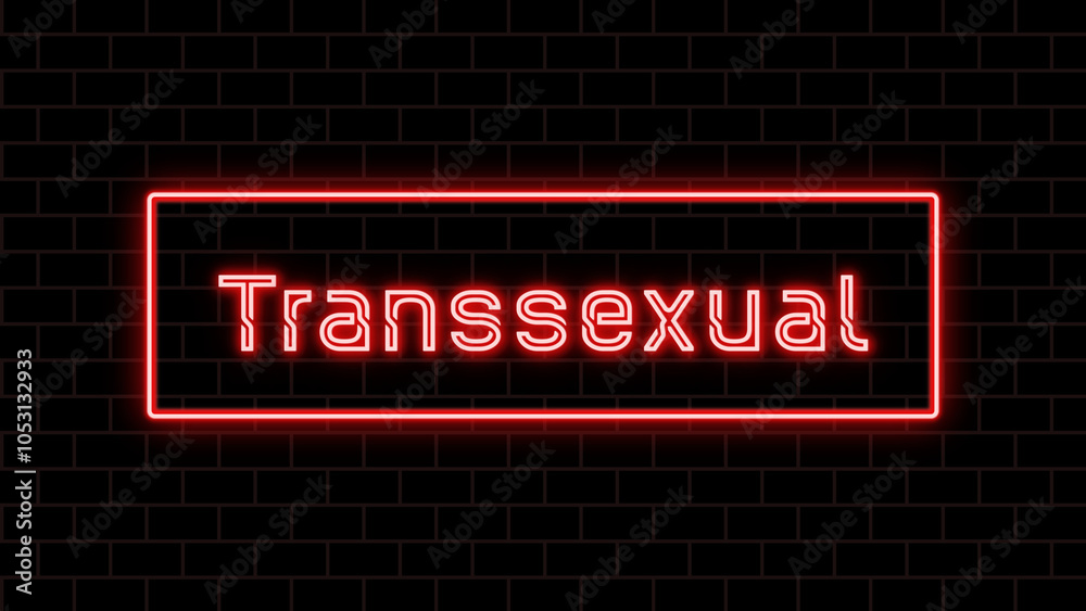 Transsexual のネオン文字 Transsexual のネオン文字