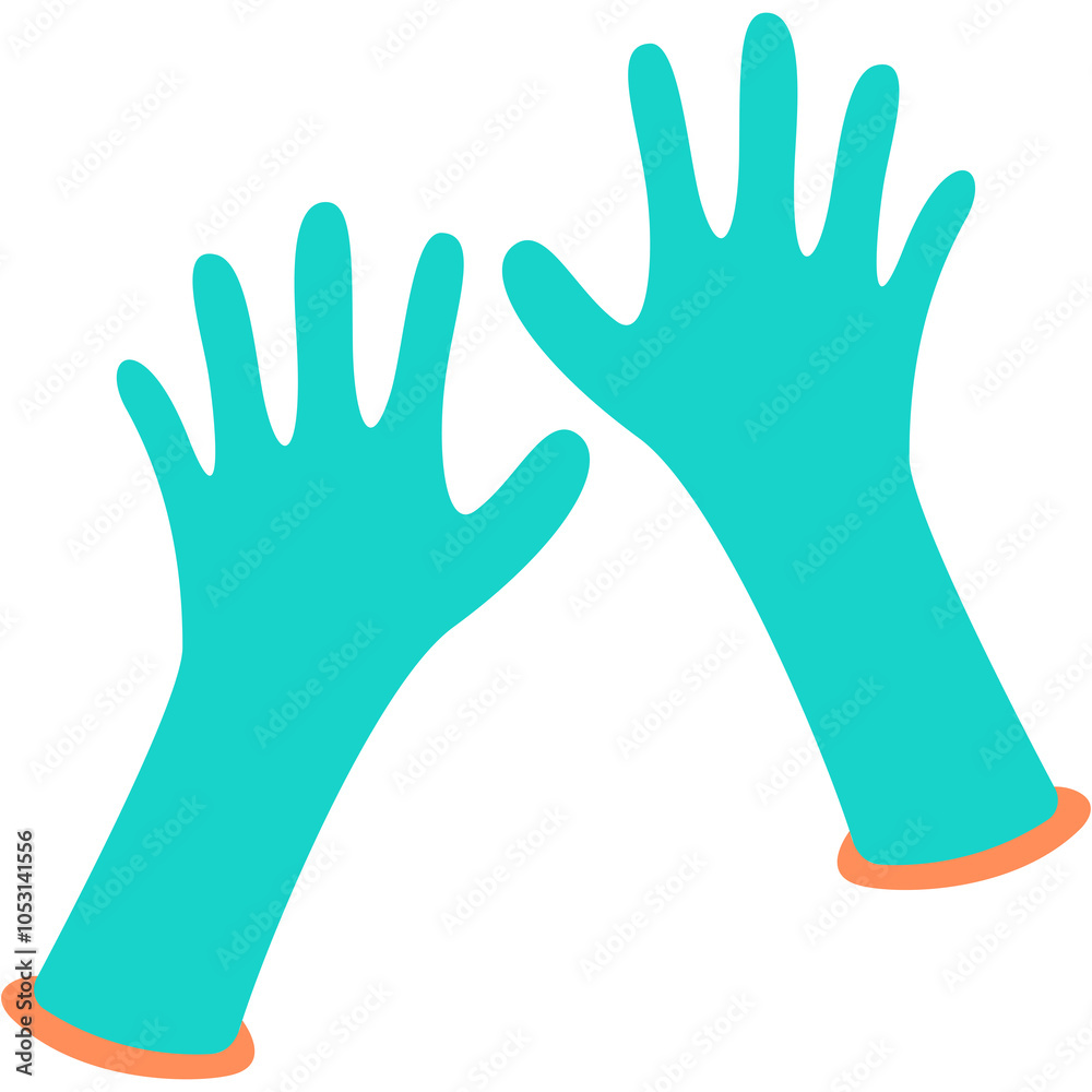 Obraz premium Gloves Illustration