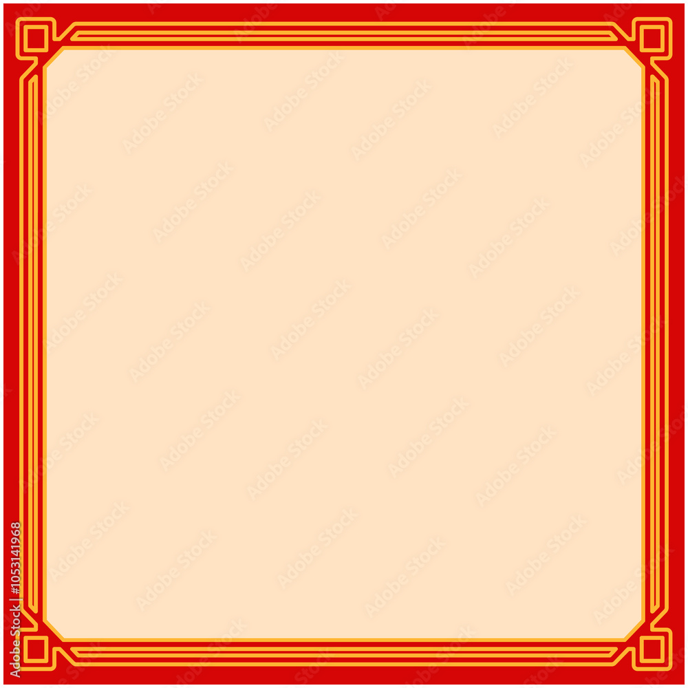 Chinese Square frame border Chinese Square frame border