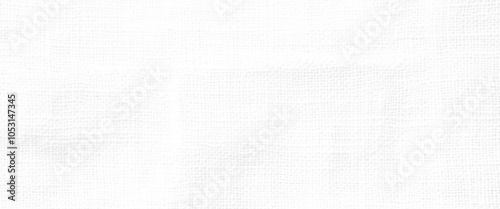 Vector white jute hessian sackcloth canvas woven texture  
