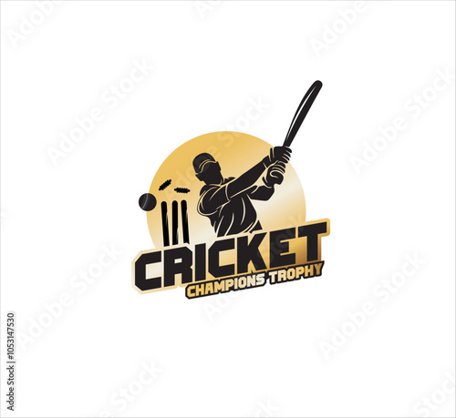 Cricket Champions League Logo with White Background