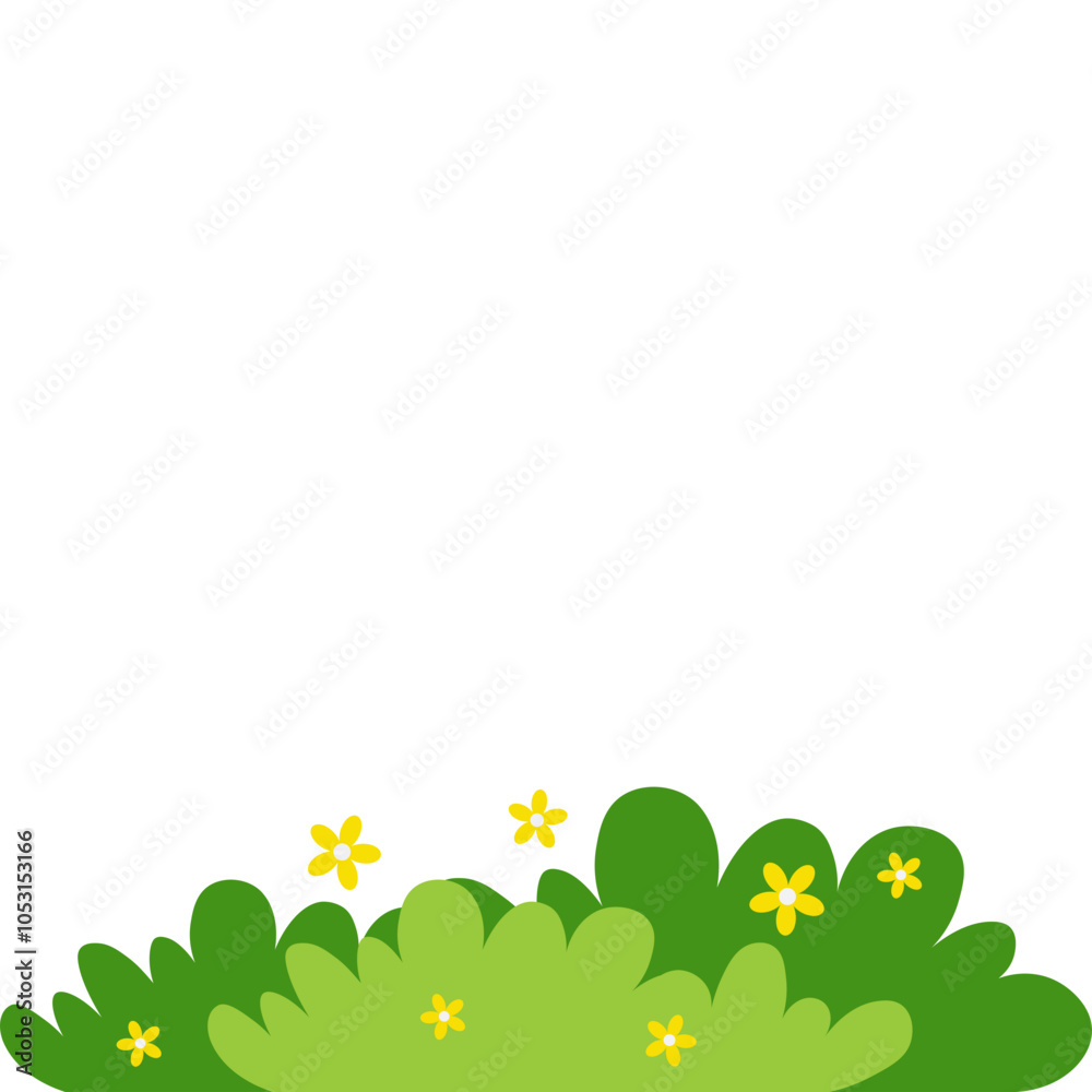 Obraz premium Grass with Flower