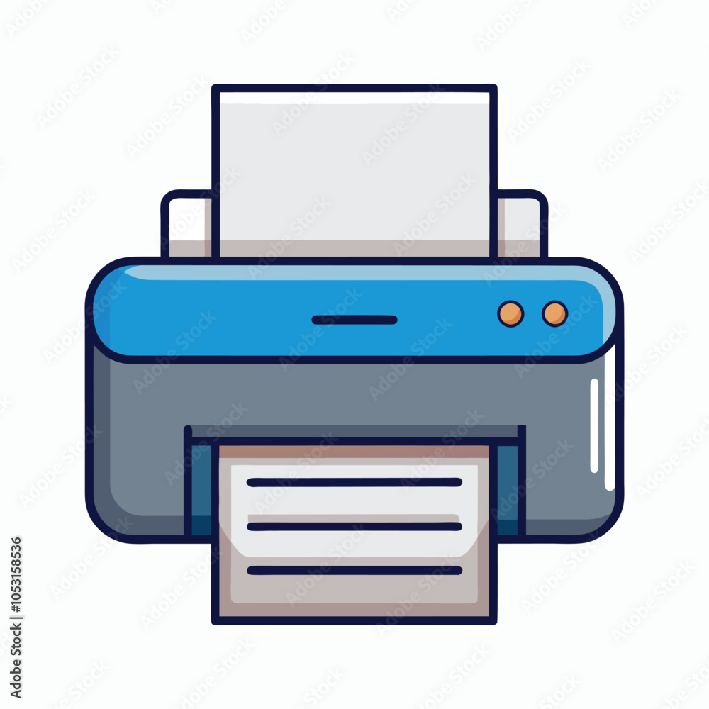 vector new printer icon