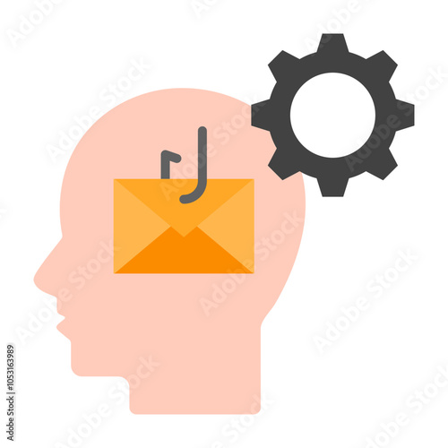 Social Engineering Flat Icon Design