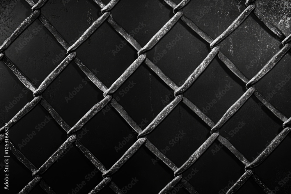 Fototapeta premium Chain Link Fence