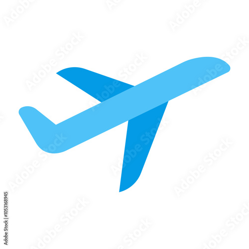Takeoff Flat Icon Design