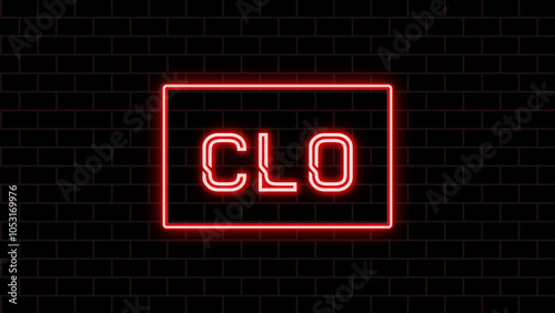 CLO のネオン文字