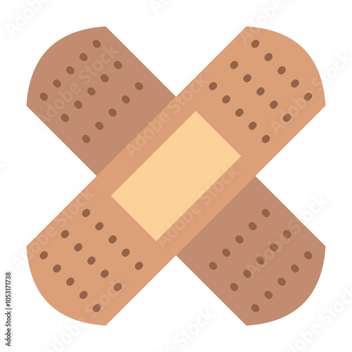 Bandage Flat Icon Design