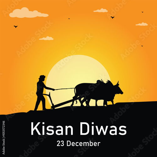 Happy Farmer day kisan diwas 23 december