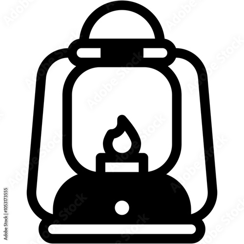 Lantern, Light, Fire Lamp, Oil Lamp, Vintage, Flame Icon