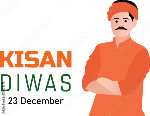 Happy Farmer day kisan diwas 23 december