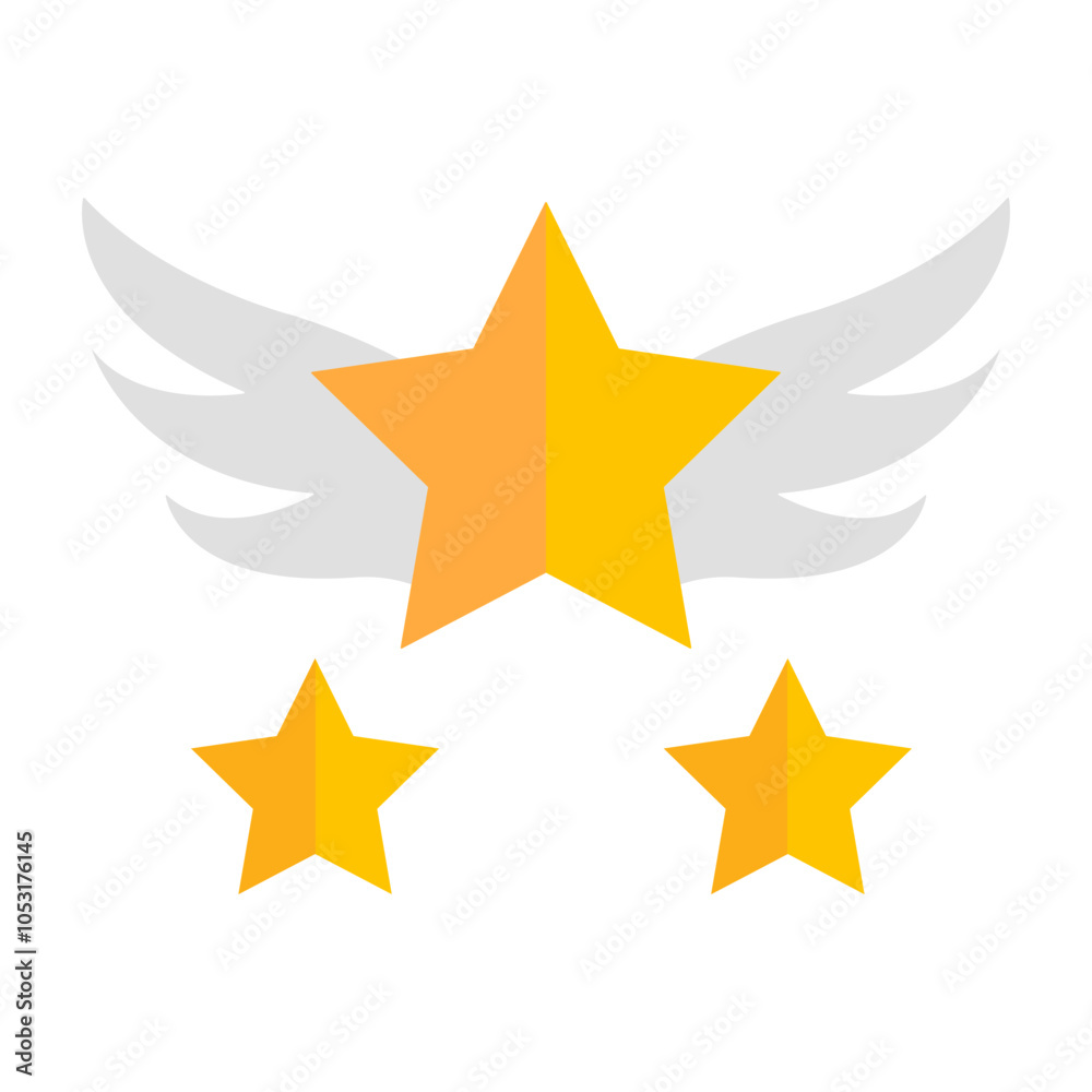 Obraz premium Star Flat Icon Design