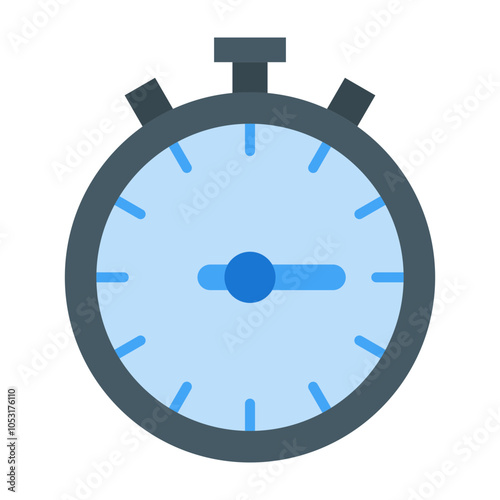 Timer Flat Icon Design