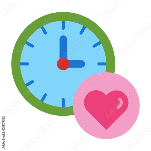 Lifespan Flat Icon Design