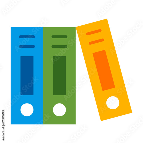 Binder Flat Icon Design