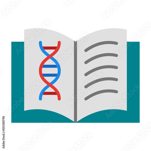Biology Flat Icon Design