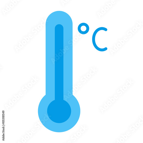 Celsius Flat Icon Design