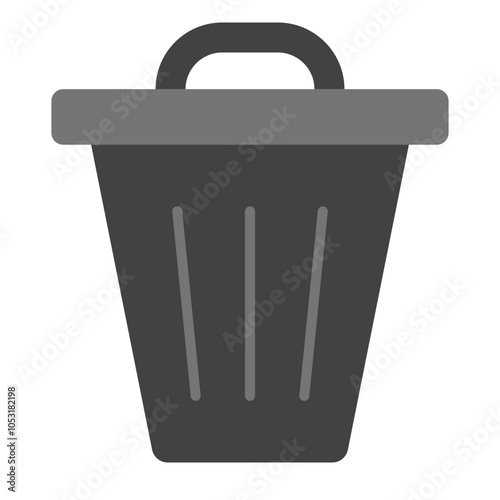 Delete Flat Icon Design