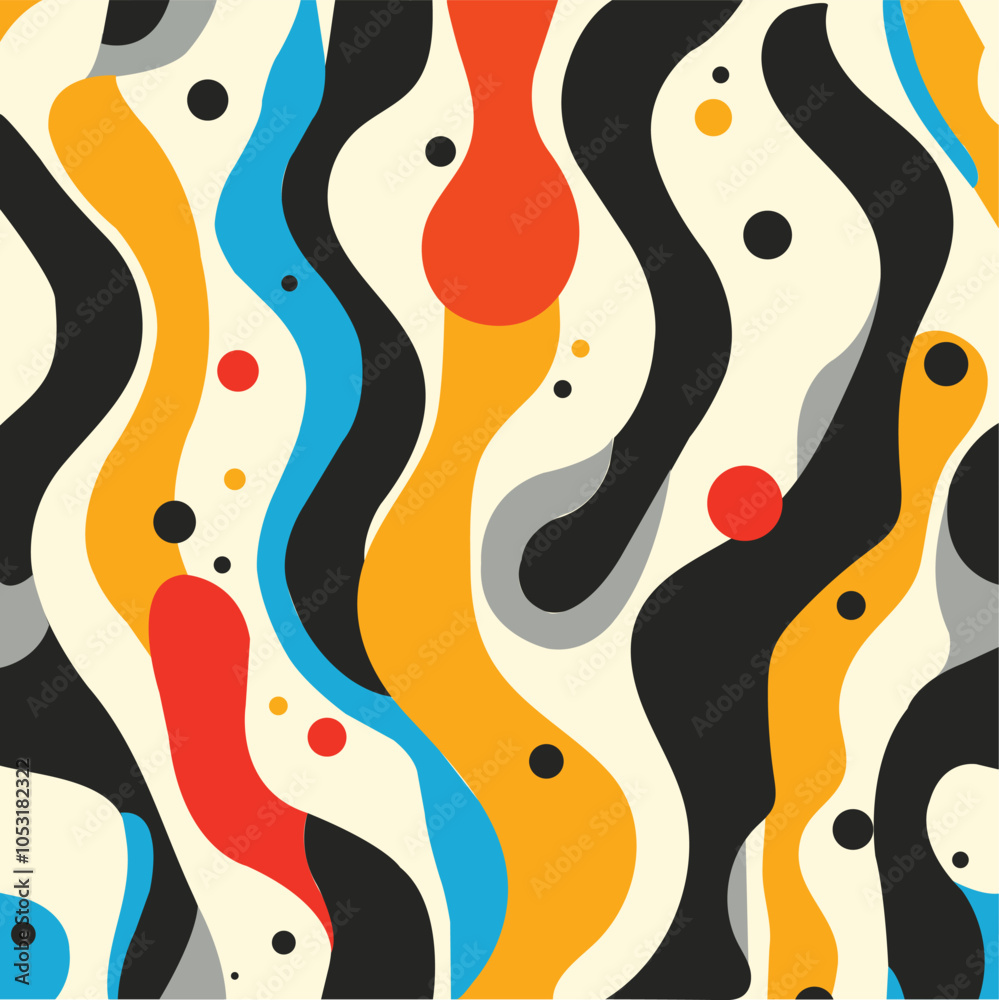 Fototapeta premium Colorful pattern design abstract design