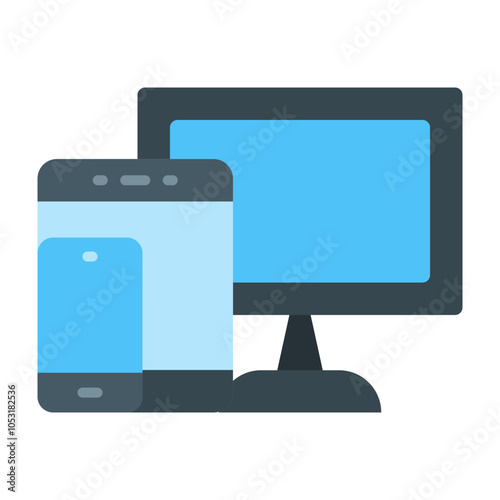 Responsive Design Flat Icon Design