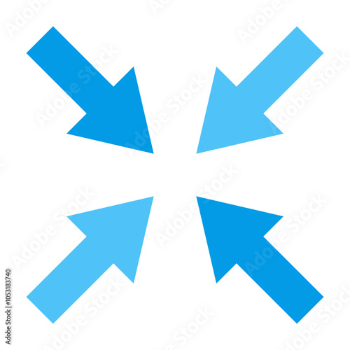 Shrink Flat Icon Design