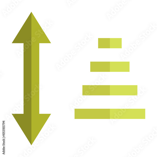 Sort Flat Icon Design