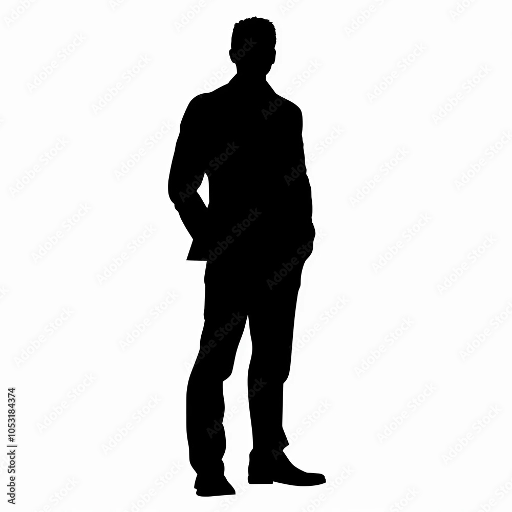 silhouette of a man silhouette of a man
